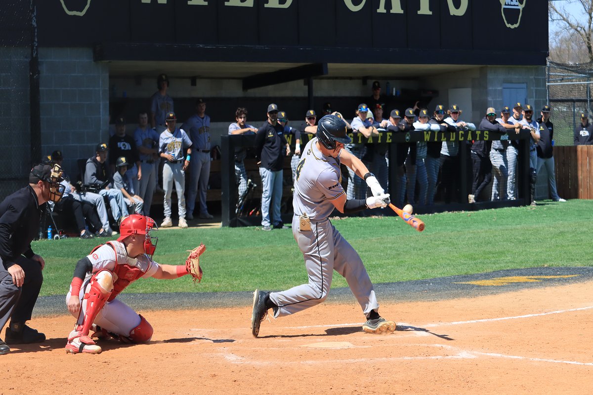 Wildcats fall to St. Cloud State in final game of the series 9-4. wscwildcats.com/news/2024/4/21… #PlayForThePaw | #NSICBase | @WSCBB