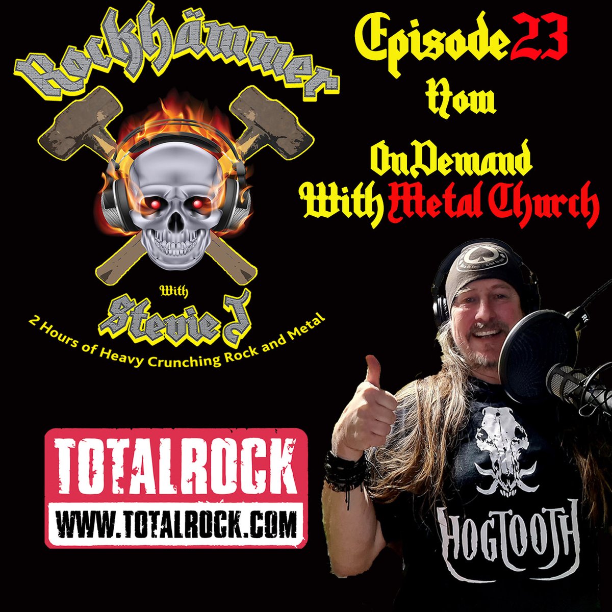 If you missed today's Bunfight on @TotalRock with @metalchurchis1 then it is here for your utter pleasure: mixcloud.com/TotalRockOffic…