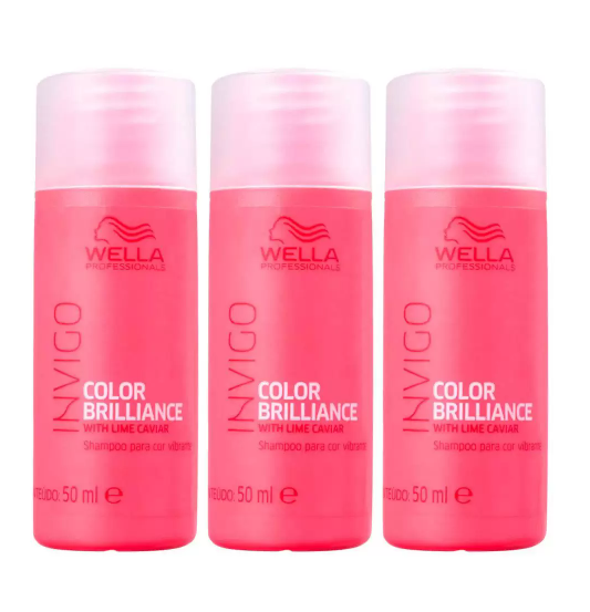 ESSE KIT TA BARATINHO ✅ Wella Professionals Invigo Color Brilliance Kit com Três Shampoos (Travel Size) 🔥 POR 54,06 🔗 divulgador.magalu.com/pxZWZnE5