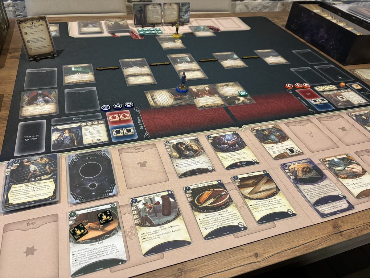 Miguel_ALNA's tweet photo. “A las puertas de la muerte” #ArkhamHorrorlcg del Círculo roto. Un escenario brillante, completo y algo largo pero que disfrute de escenario. Que maravilla como los enemigos, las traiciones y las ubicaciones hacen que la ambientación sea perfecta y coherente…⬇️ https://t.co/rL64QsXpiJ
