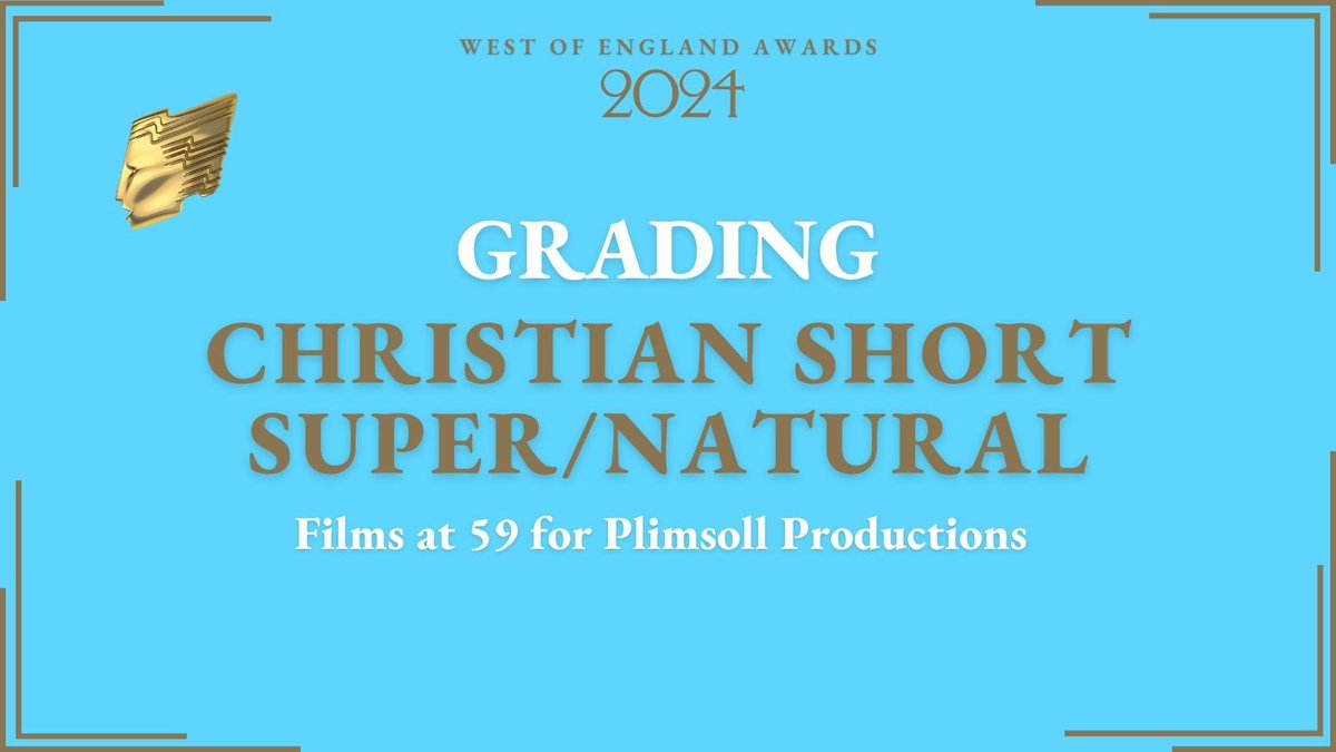Next up, our grading category is awarded to Christian Short (@filmsat59 for @PlimsollProds) for his impressive and consistently great post-production work on Super/Natural! #RTSWOE