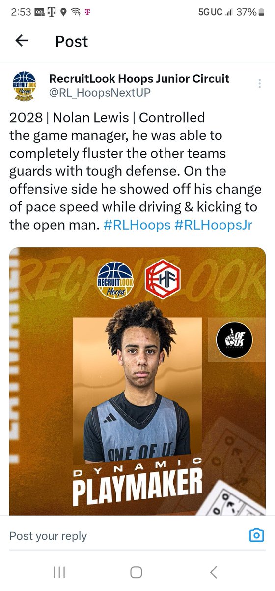 Shout out my my 2028 PG Nolan Lewis on a productive weekend  in KCK. <a href="/RL_HoopsNextUP/">RecruitLook Hoops Junior Circuit</a> <a href="/CoachBowdy/">Michael Bowden</a> <a href="/teamoneofus/">Team One of Us Basketball</a>