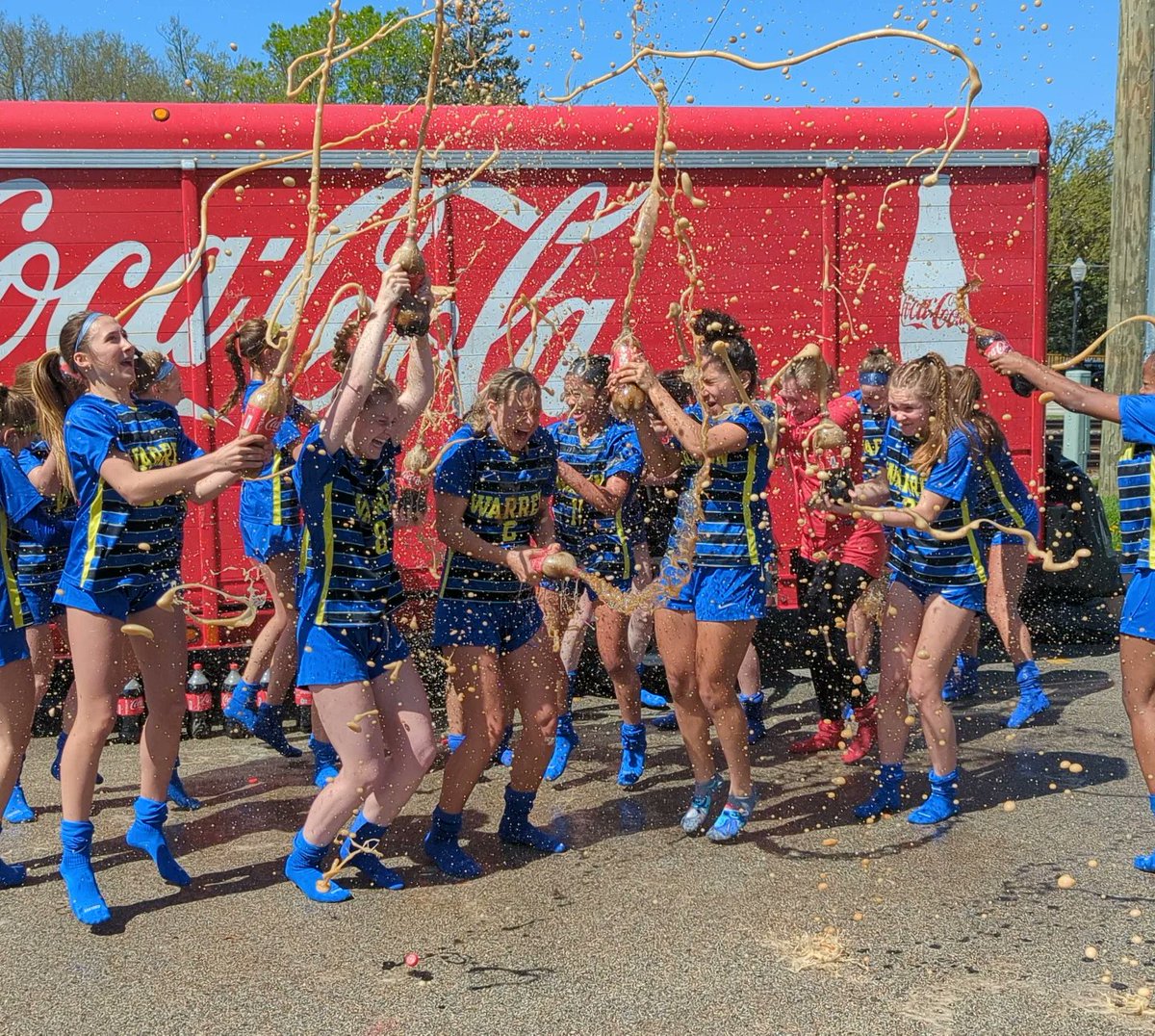 Back to back @BODYARMORseries Champs! Gotta love the Coca-Cola Spray!!