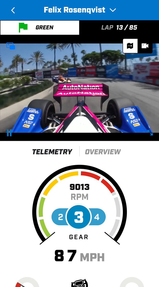 Don’t forget, you can watch @FRosenqvist’s onboard camera through the INDYCAR APP! #AGPLB // #DRVPNK