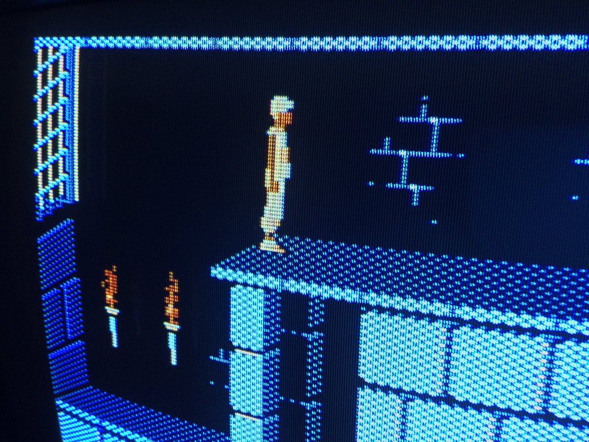 gordoslair's tweet photo. Apple II afternoon. Apple IIe, 128k, Prince of Persia #AppleII #Appril2 #8bitgaming https://t.co/AUKAzksVBe