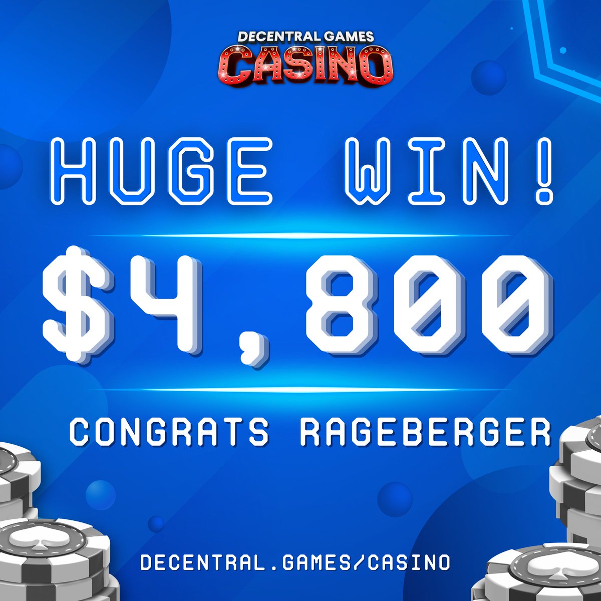 Congrats to Rageberger on winning $4,800, 90k $BAG, a MacBook Air, and 250 Blast Gold from this weekend's casino competition 🔥