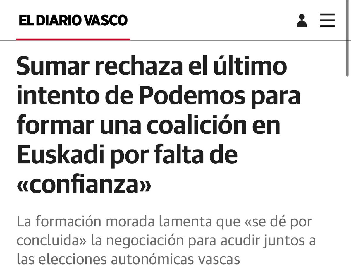 Mucha gente dirá que si Sumar y Podemos hubiesen ido juntos los resultados hubiesen sido mejores. Pero la realidad es que no te puedes unir con quien desea destruirte.