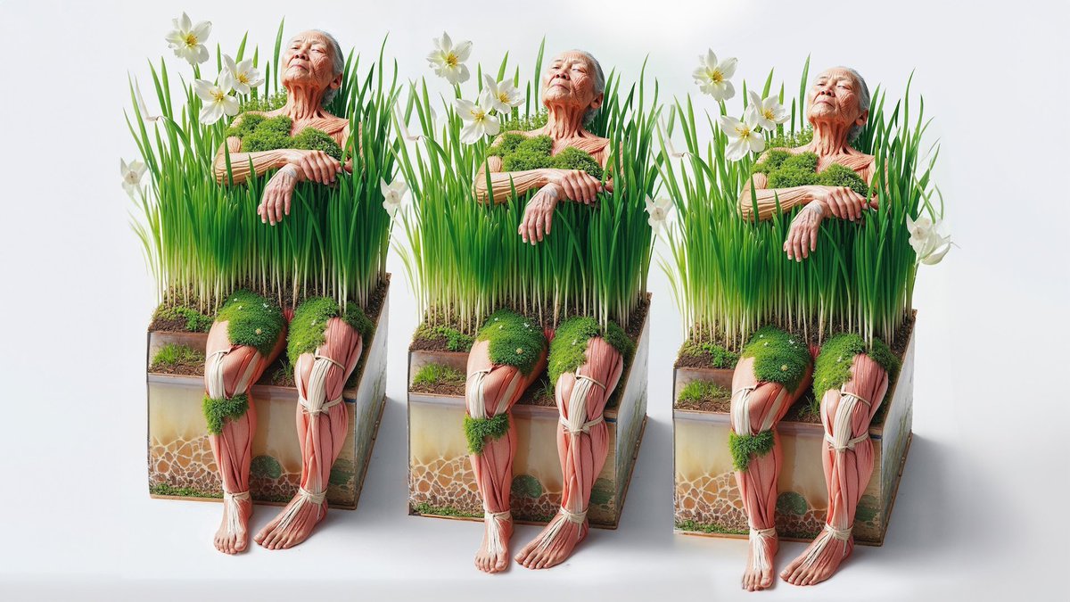 🟦 Weekends are for touching grass, right? Spring Spa by @niceaunties.