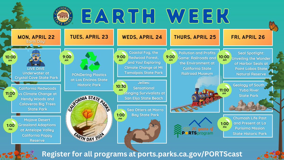 Celebrate Earth Day all this week with @portsprogram!