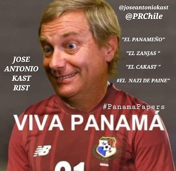 Se sabe que este payaso fascista @joseantoniokast de la mierda @PRChile tiene buena parte de su fortuna invertida en #ParaisosFiscales,#PanamaPapers!De ahi' su apodo en Chile 'el panameño'!Un verdadero chanta antipatriota el CSM miserable!🤦
#DerechaCorruptaYMiserable #ContigoCHV