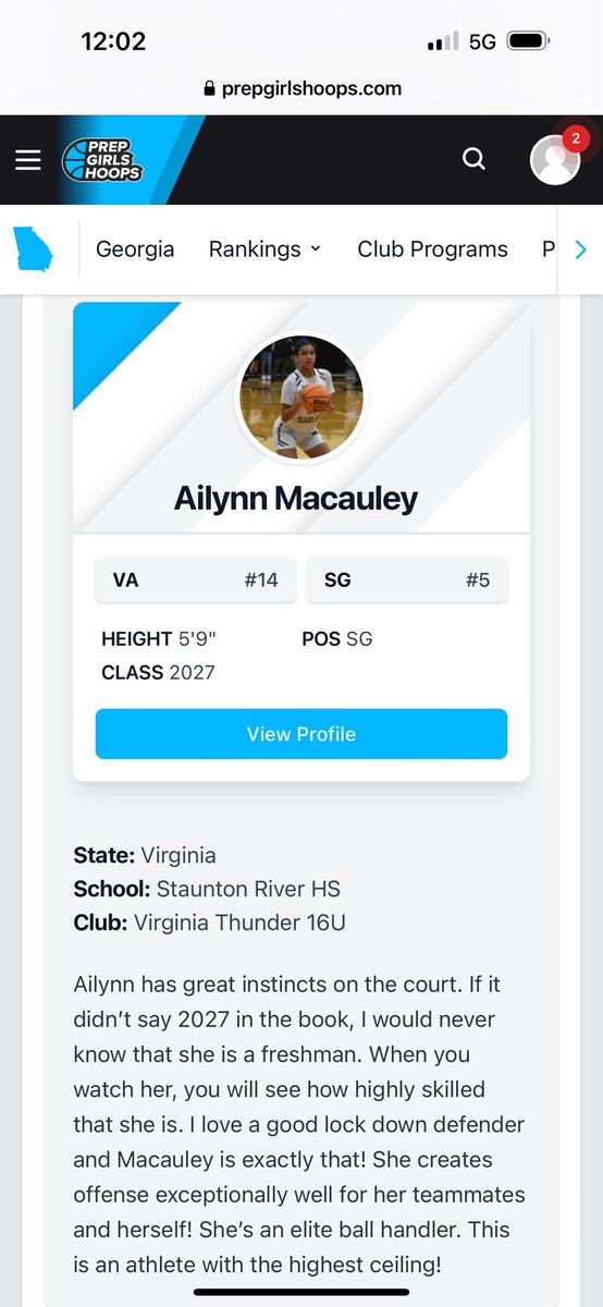 Ailynn Macauley (@aj_macauley2027) on Twitter photo 