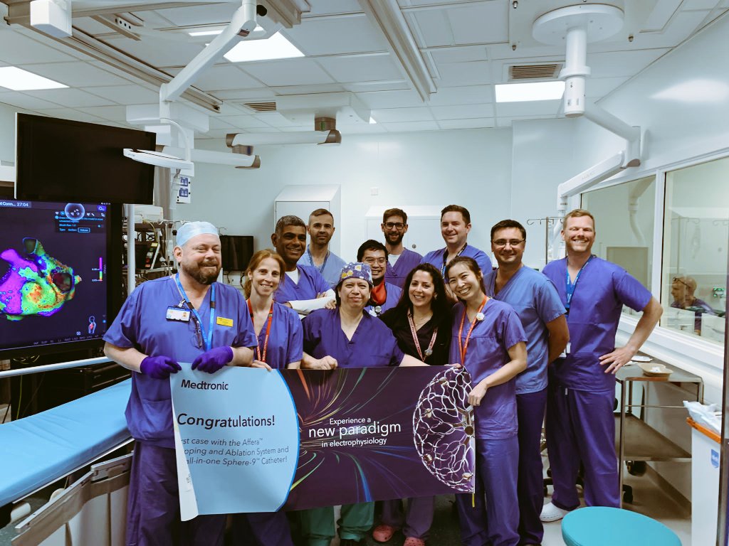 eccentric_me's tweet photo. A groundbreaking milestone!!  We've successfully integrated Affera Mapping and RF/PFA ablation system to treat atrial arrhythmia, ushering in a new era of patient care excellence. So proud to be part of the team. https://t.co/XJ3CAeDjBA