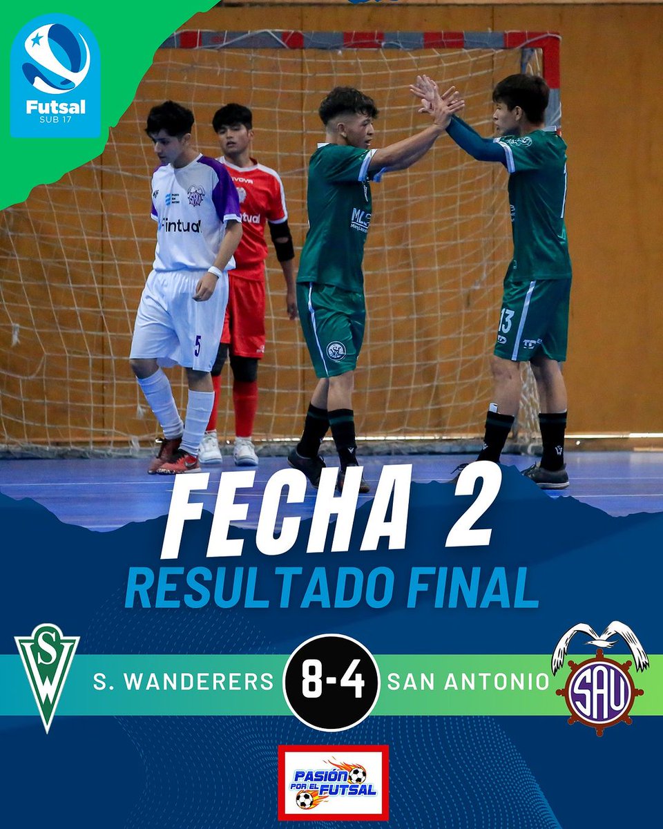 Orgullos de auspiciar al equipo sub 17 de @FutsalWanderers. Un gran debut en el Campeonato Nacional !! @CorporacionSW