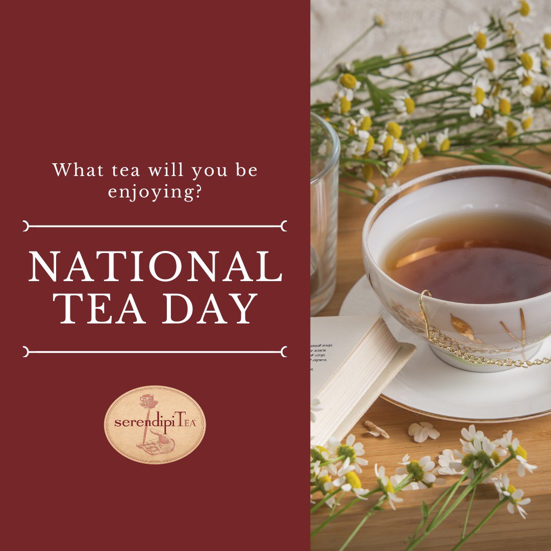 SerendipiTeaUSA's tweet image. ☕️ Happy National Tea Day! ☕️

🫖The tradition of afternoon tea was popularized in England in the 1840s by Anna, the Duchess of Bedford, to stave off hunger between lunch and dinner. 

#TeaFacts #NationalTeaDay #TeaHistory #TeaVarieties #AfternoonTea #TeaTradition #TeaLovers