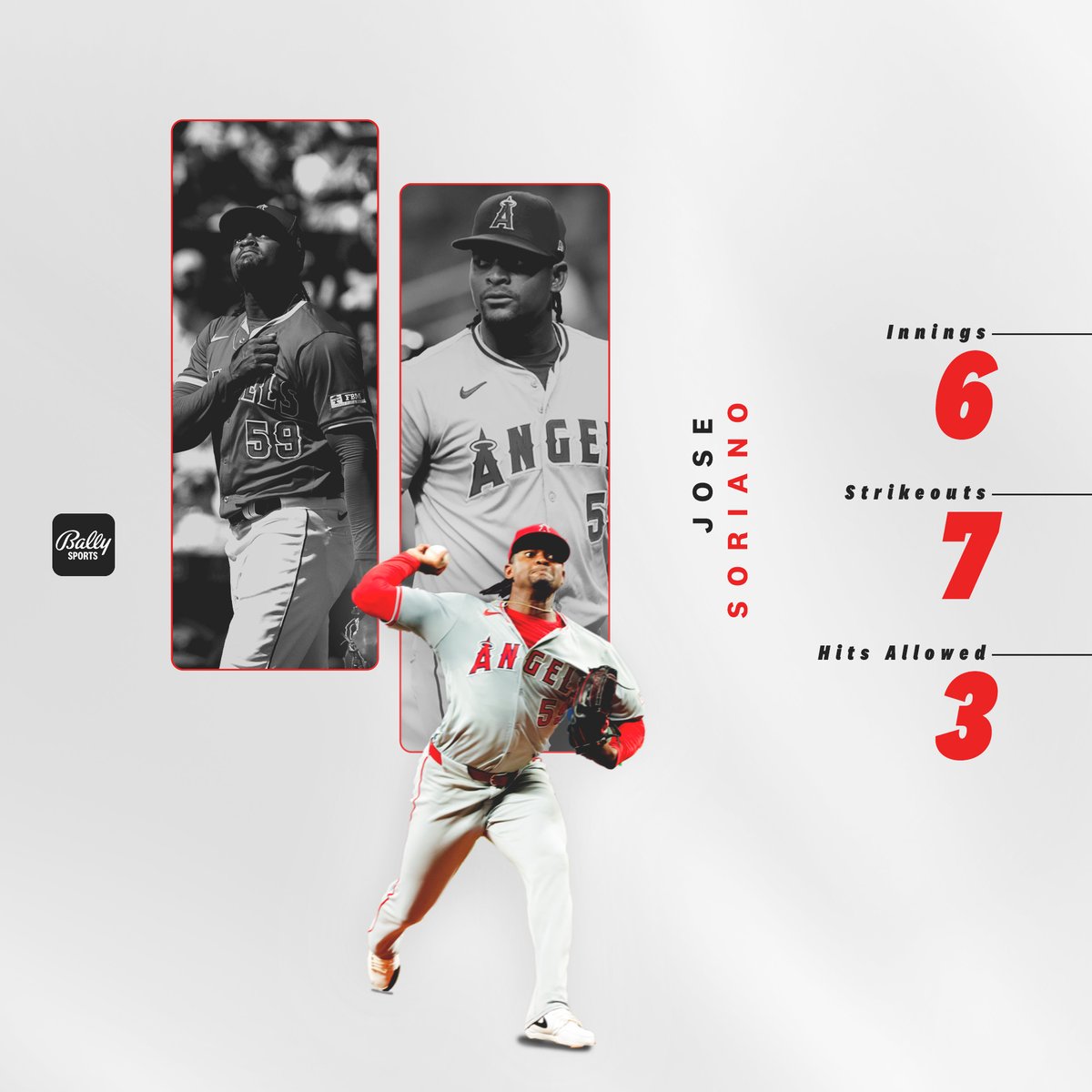 Jose Soriano came out firing today 🔥 @Angels | #RepTheHalo