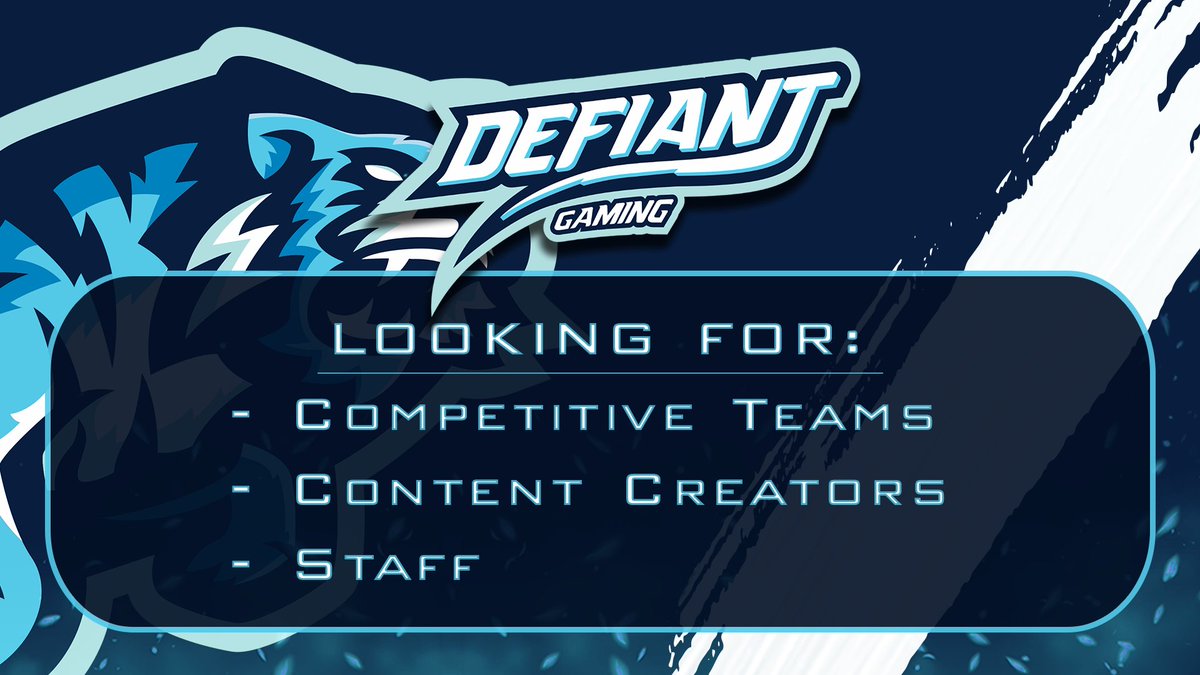 Defiant Gaming tweet media