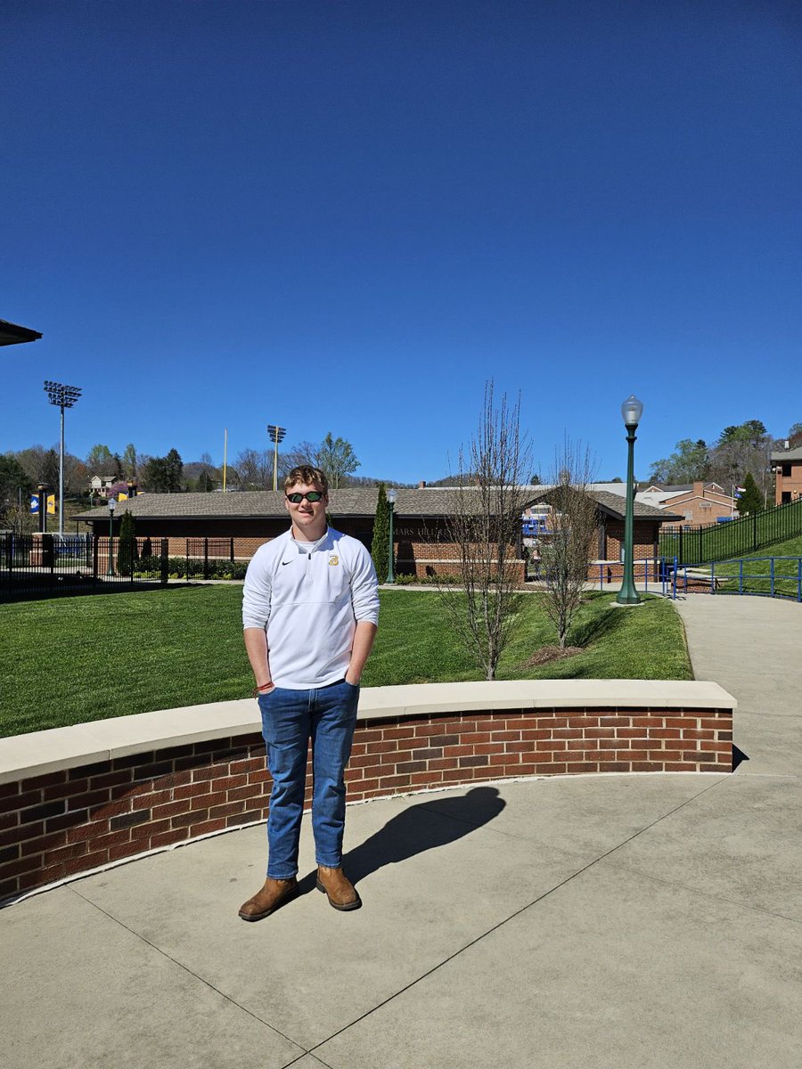 Had a great visit at <a href="/MarsHill_FB/">MHU Football</a>. Thank you <a href="/coachclayisbell/">Clay Isbell</a> for showing me around!