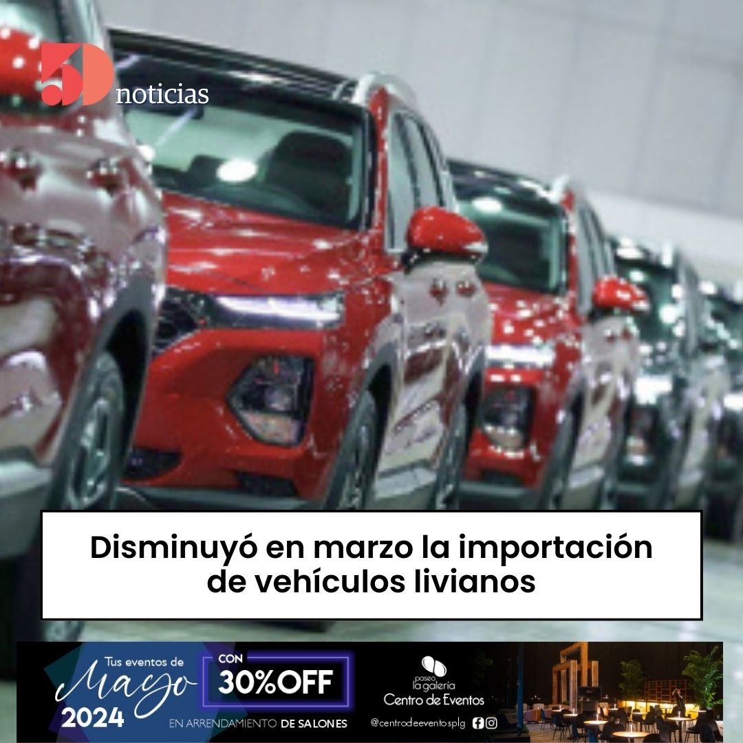 MOTOR Los minibuses y los SUVs tuvieron una variación positiva de 5,7% y 8,9% respectivamente. 5dias.com.py/importaciones/…