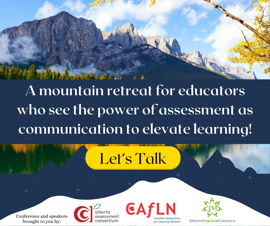 Have you registered for our Assessment as Communication conference yet? Early bird registration is available until May 15. Register at aac.ab.ca

#TeacherPD #canadianteachers #CanadianEducation #canadianeducator #canadaianassessment #cafln #ULEAD #assessment