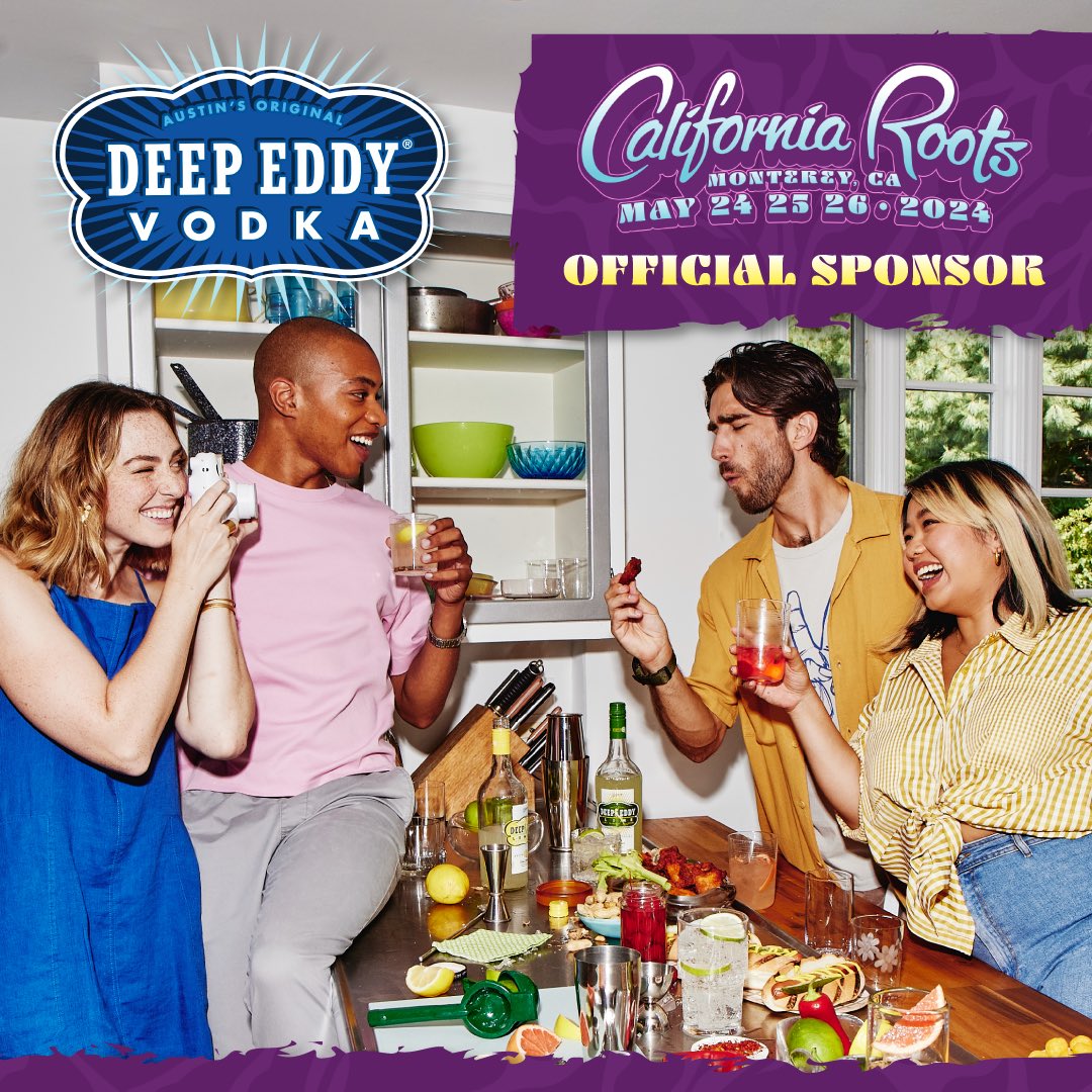 #CaliRoots starts with Deep Eddy🍸 Welcome back California Roots’s Official Vodka Sponsor, @deepeddyvodka to the mix! 💦 Please Day Drink Responsibly®. Must be 21+ #OfficialSponsor #CaliRoots2024