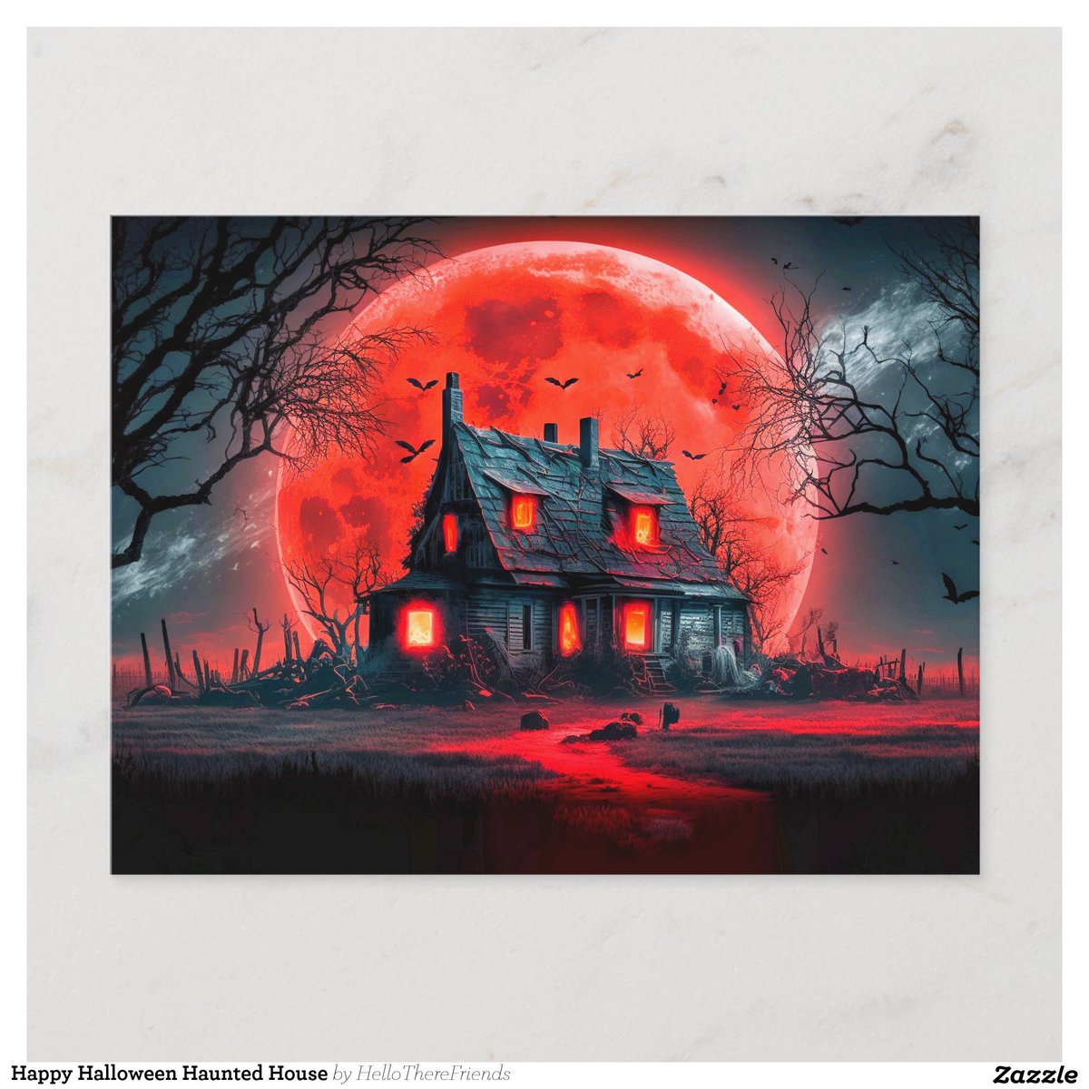 Happy Halloween Haunted House Postcard→zazzle.com/z/geujlrso?rf=…

#Halloween #Postcards #Holidays #HappyHalloween #HalloweenPostcards #HauntedHouse #Pumpkins #Spooky