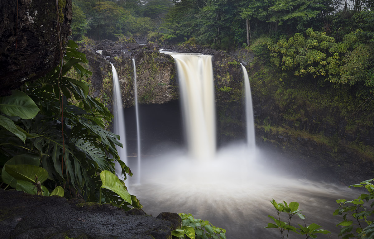 'A Glimpse of Paradise' - Rainbow Falls, Hilo, HI, on the Big Island. laurie-search.pixels.com/featured/a-gli…