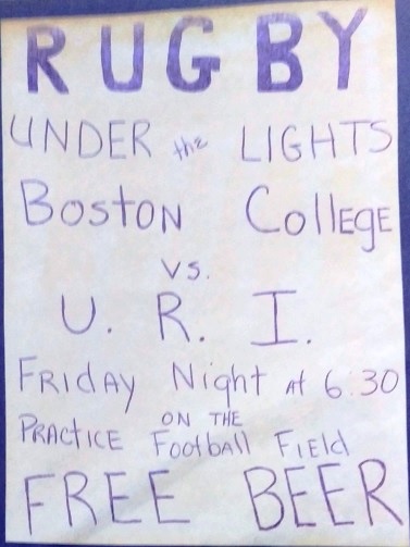 1975 some #URI students joined a new sport,est 1966,field behind baseball&track bubble. No coach or cuts,vs city&college teams. I was one of those guys. Games over for our crew but friendships&team bond continue. Read our fun book. #NationalFinals 7s #Gorhody @farrellybros #Rugby