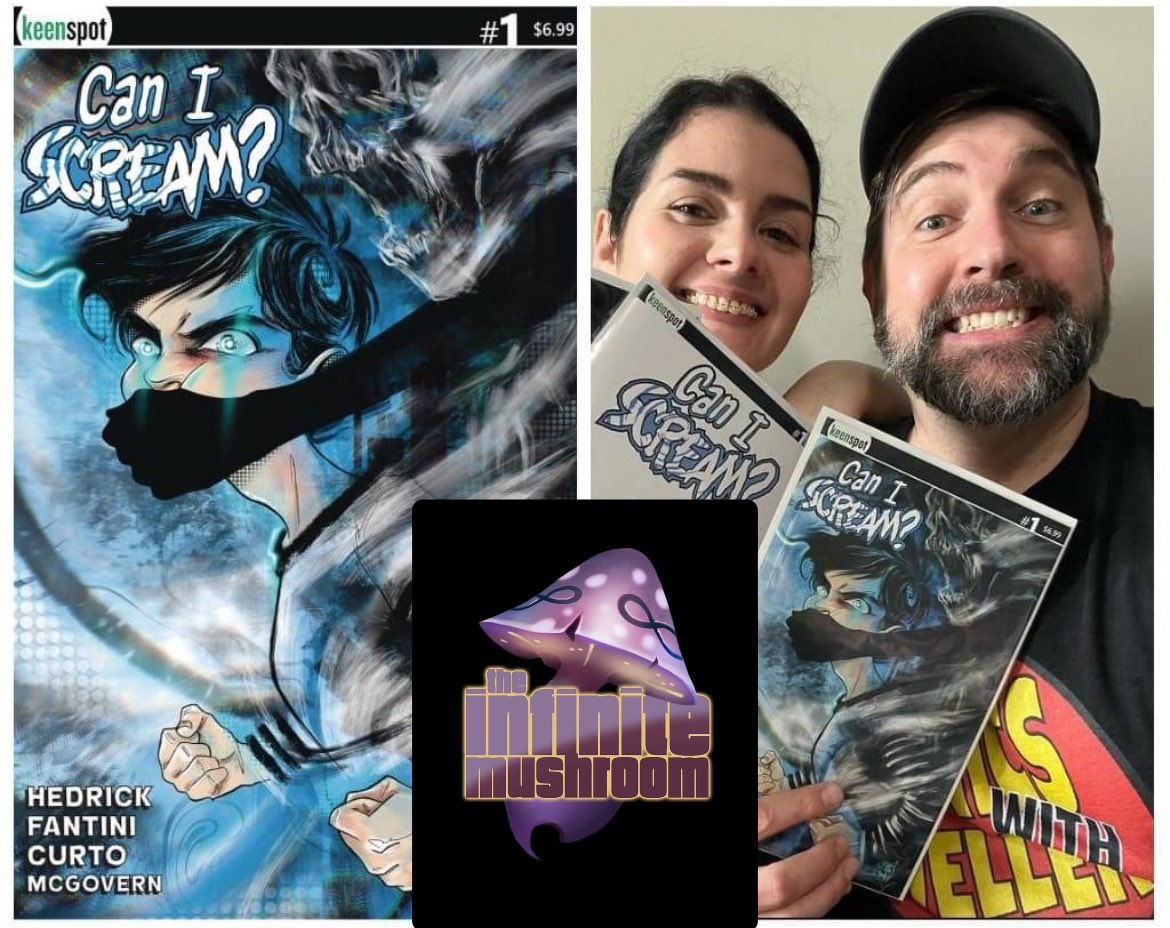 @VioletArt22 & I will be spending @Freecomicbook / #MayTheFourth at @InfiniteRyk in Titusville, FL! ♾️ 🍄 We’ll have copies of our new @keenspot comic CAN I SCREAM? for sale & sign! 😱 ✍️ Hope to see you there! 👀 #FCBD #Keenspot