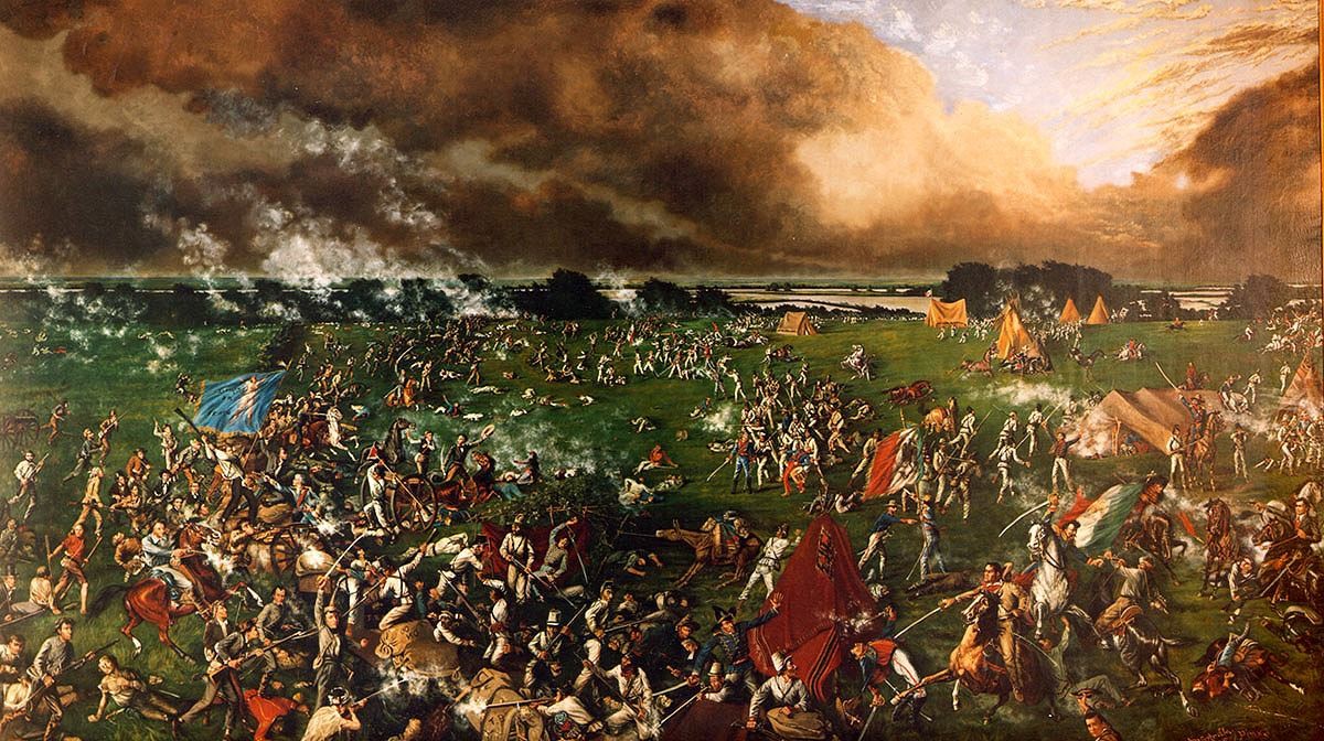 April 21, 1836 The Battle of San Jacinto At 3:30 p.m., Houston and the Texans attacked the Mexican encampment with cries of 'Remember the Alamo!' and 'Remember Goliad!' The Battle lasted approximately 18 minutes.