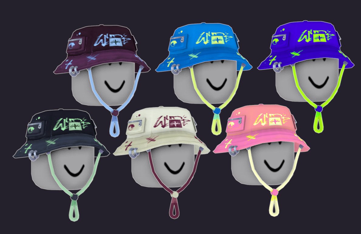 Decorative Fisher Hats
Extremely happy with how these turned out

[CATALOG LINK IN REPLlES]
#RobloxDev