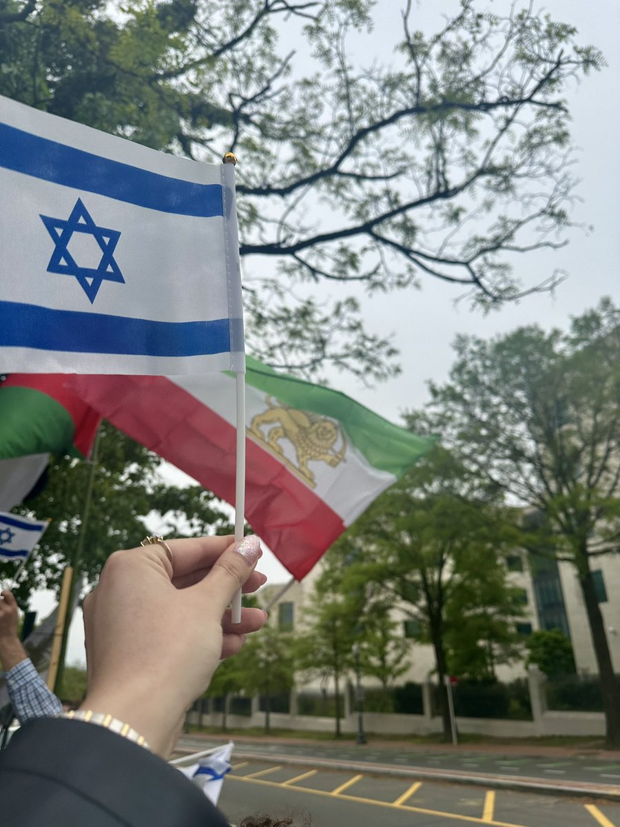 Today, at the Embassy of Israel in Washington, D.C. I stand proudly in solidarity with the people of Israel.

#BringThemAllHome