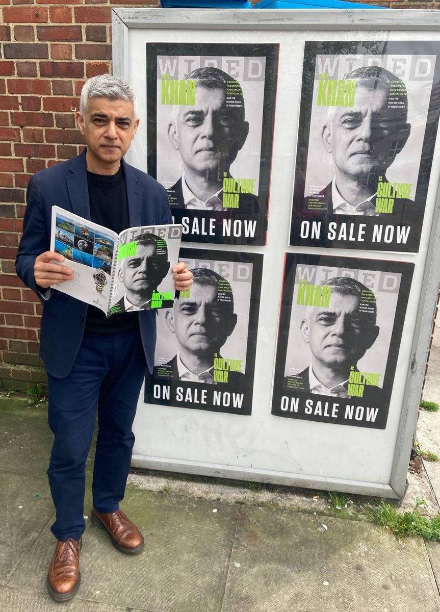 Surreal weekend moment: coming across this in East London! 10 years ago I developed asthma after training for the marathon on London's roads. Good to speak to @WIRED about everything that's happened since. Read it here: ⬇️ wired.com/story/mayor-of…