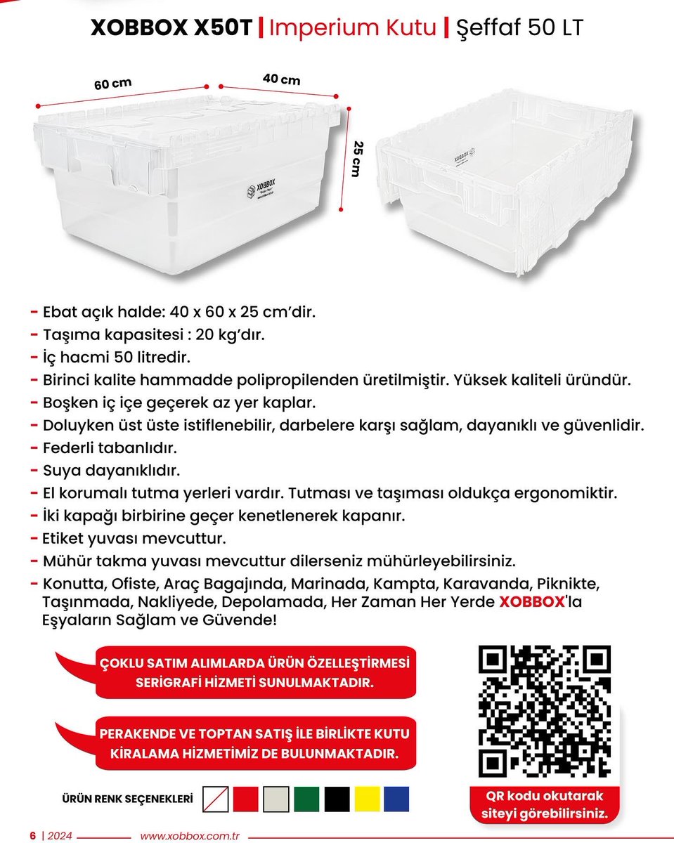 xobboxcomtr's tweet image. XOBBOX 2024 Serial Products Catalog #xobbox #foldingstoragebox #katlanırkampmasası #imperiumkutu #kampkutusu #taşımakutusu #depolama #nakliye #bagajdüzenleyici #camp #caravan #cartrunkbox #campbox #tasınmakutusu #kampkaravan #outdoors #nature #doğa #katlanankampmasası #ElClasico