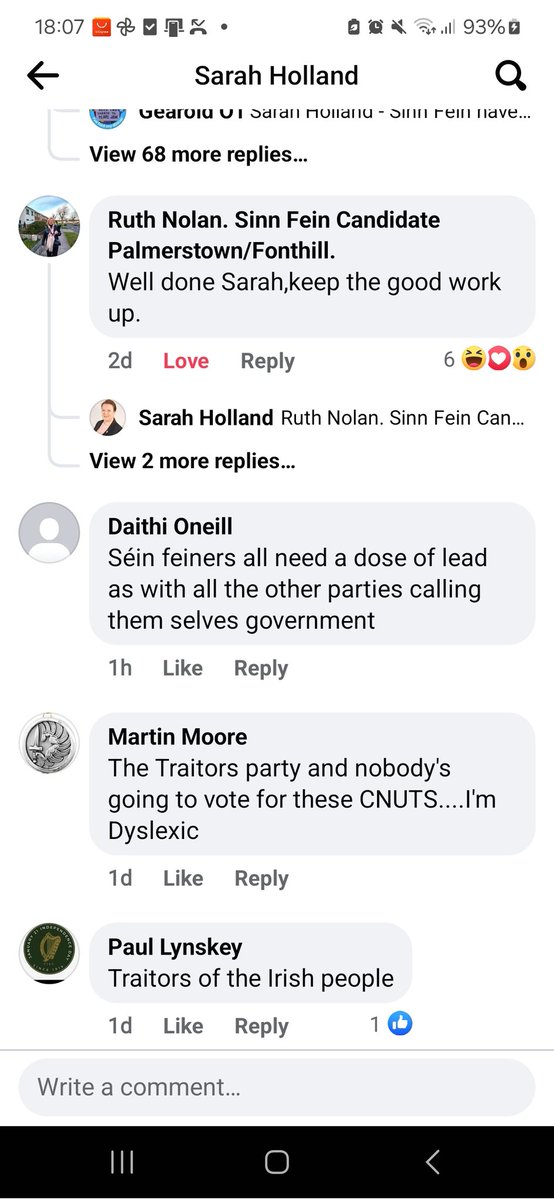 I wouldn't feel safe walking past these masked thugs, all white Irish men. They are in my Facebook right now telling me I 'need a dose of lead'. They are a danger to society.