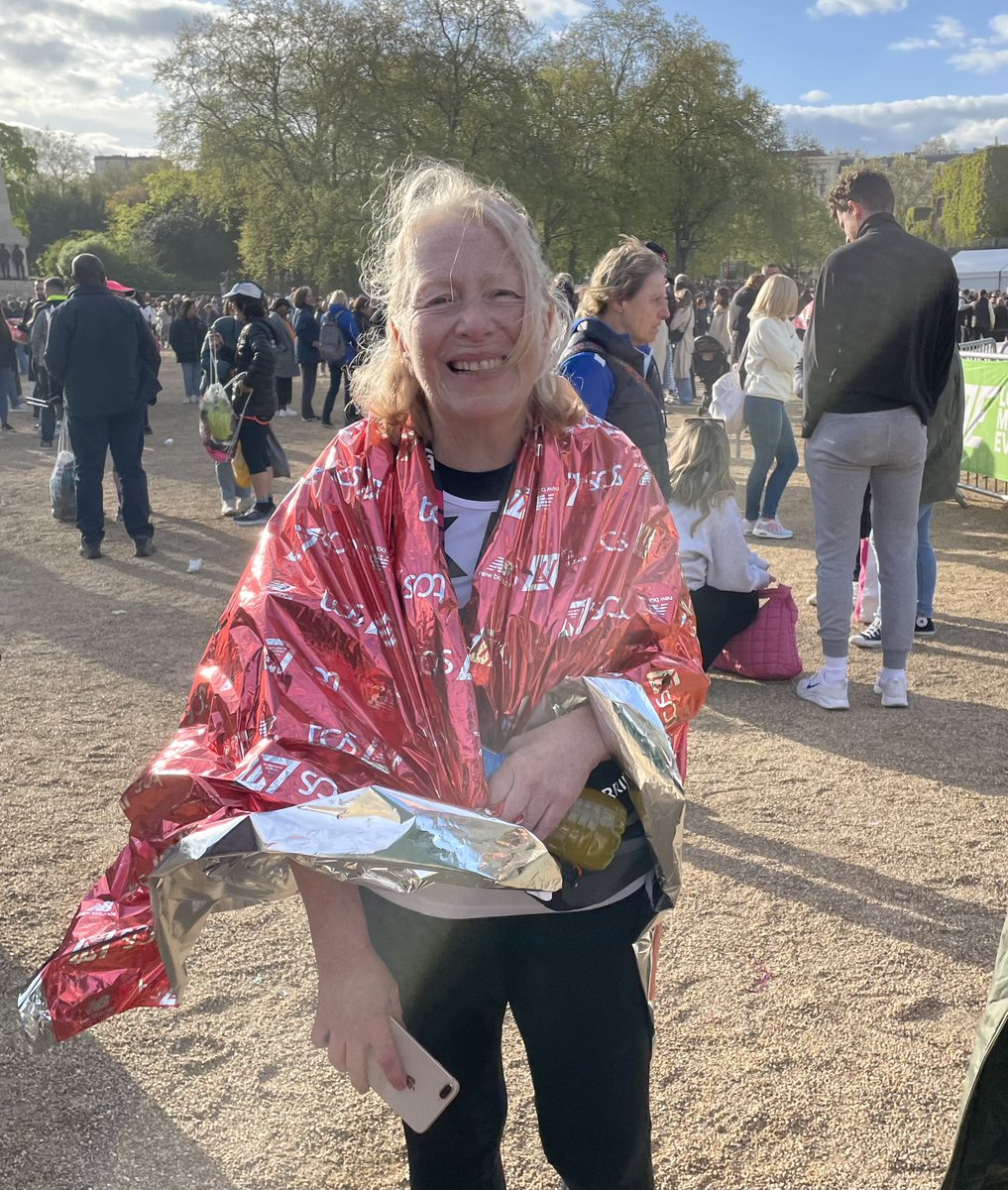 Well, all safely done @LondonMarathon Am very pleased with how it went, although can’t actually walk now… Want to thank my awesome donors. You have all been so generous. You have changed lives today #TeamShelter @Shelter Thankyou to every single one.