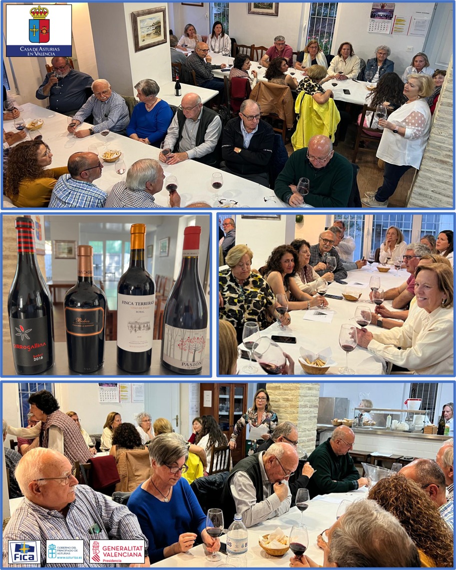 Este pasado viernes, 19 de abril, los socios de la Casa de Asturias tuvimos una Cata sobre “Grandes Bobales”. Nuestras enólogas de referencia, Inma Álvarez y Yolanda Montero, presentaron magníficamente los vinos. Otra tarde de disfrute para nuestra memoria  🍷🍷🥂