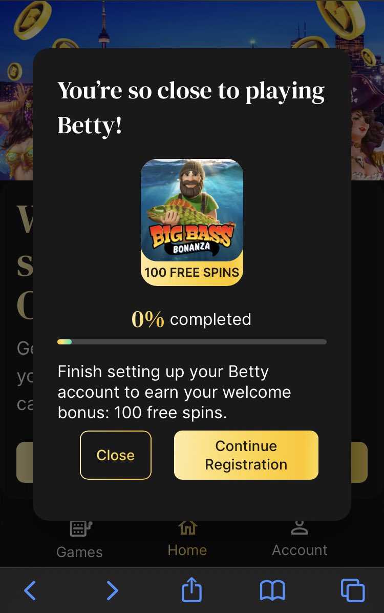 Try Betty! (Ontario Canada) Get 100 free spins with your first deposit of $20 or more using my link 

betty.ca/join/annekcmlq…

Lots of promos 

#leafsforever    #Raptors #WeTheNorth  #Bluejays #Leafs  
 #TOTHECORE                      
 #TFCLive 
 #Varsho
 #TORvsSD #Toronto