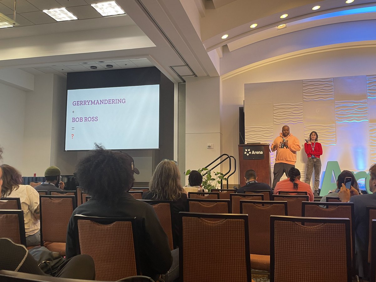lyv_toth's tweet photo. It’s the end of @arenasummit but it might’ve been the best day! Big shoutout to @theC4AA with their Artistic Activism panel. Paraphrasing, but it’s so important to do more than just tell people to vote - there has to be soul (and community!) behind it 🎭 

#arenasummit https://t.co/owaiV2a62r