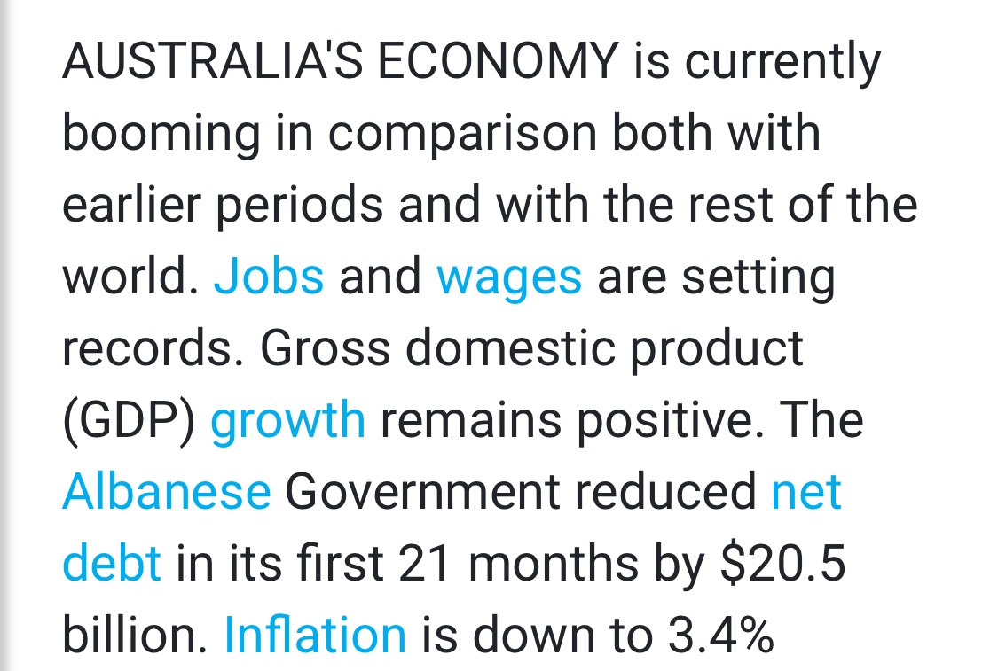 The Labor government has achieved more good in two years than the entire 9 years of a do nothing Liberal government. But Labor gets no credit, nothing from @smh @dailytelegraph @SkyNewsAust @9NewsAUS @7NewsAustralia @ABCaustralia @sunriseon7 @TheTodayShow