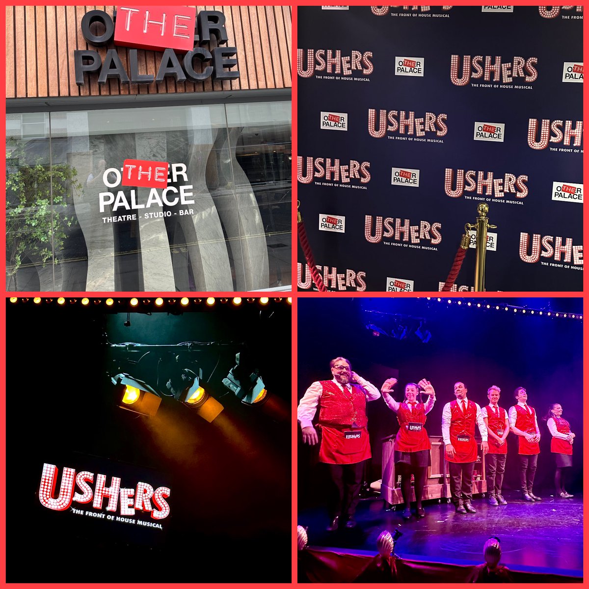 Just what the Dr ordered. Any theatre fan needs to see @UshersMusical at @TheOtherPalace whilst it is on. The whole cast are pure joy with talent to match. Those voices and accumulated stage presence, in such an intimate venue is really special. #MustSee #LondonTheatre 🎭💷❣️🥂👏