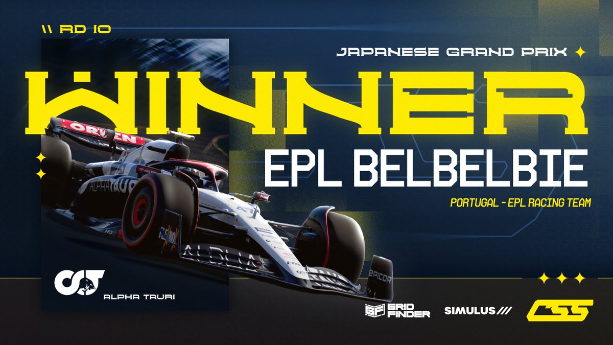 RACE WINNER | PS R10 🇯🇵 - @Belbelbie LAST LAP MOVE FOR THE WIN! After ticking on to lap 27, the move happened for the win in T1 for @EPLRacingTeam Congrats to the team! #CSSS3