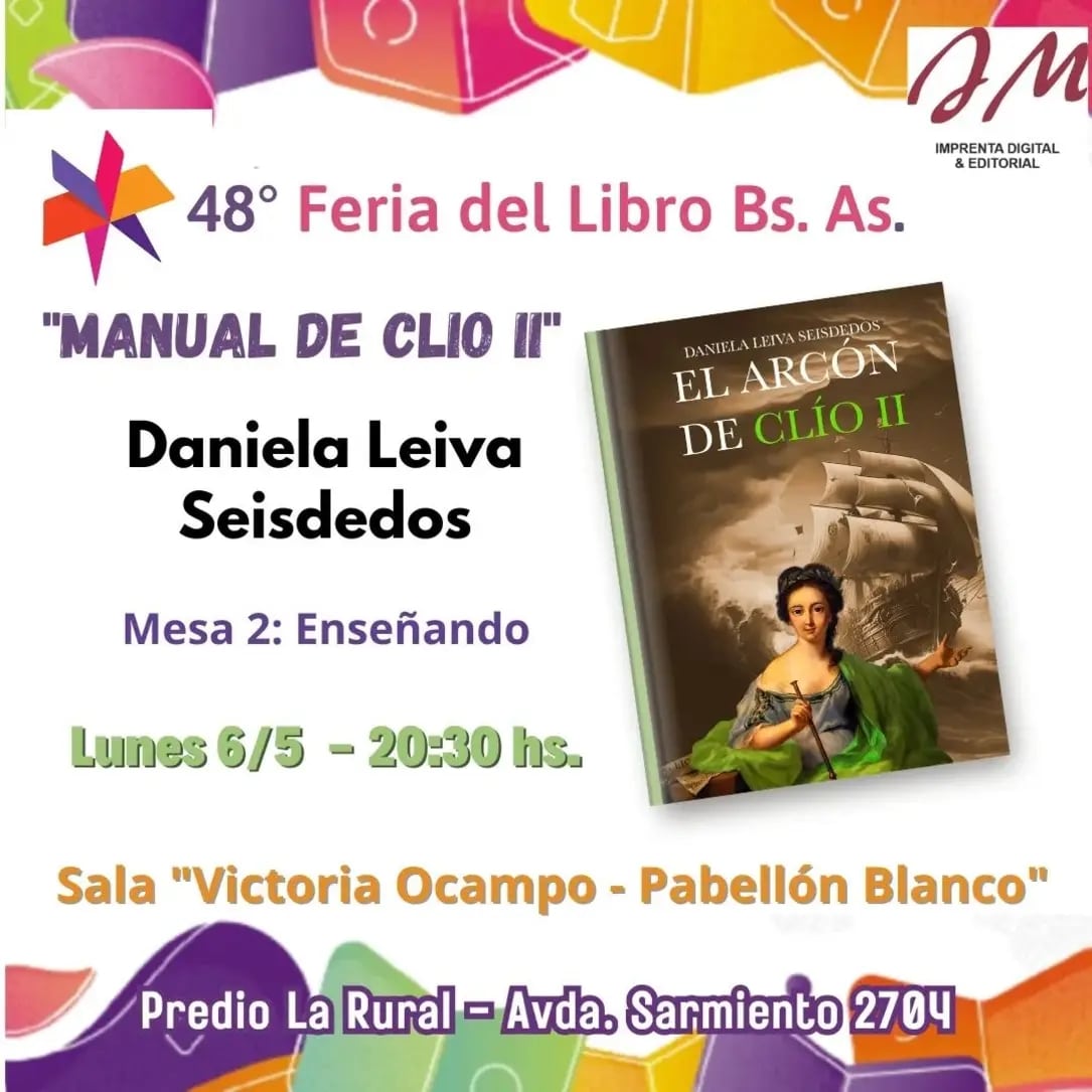 El Arcón de Clio II en la feria del Libro de Buenos Aires #feriadellibro #BuenDomingo #Argentina