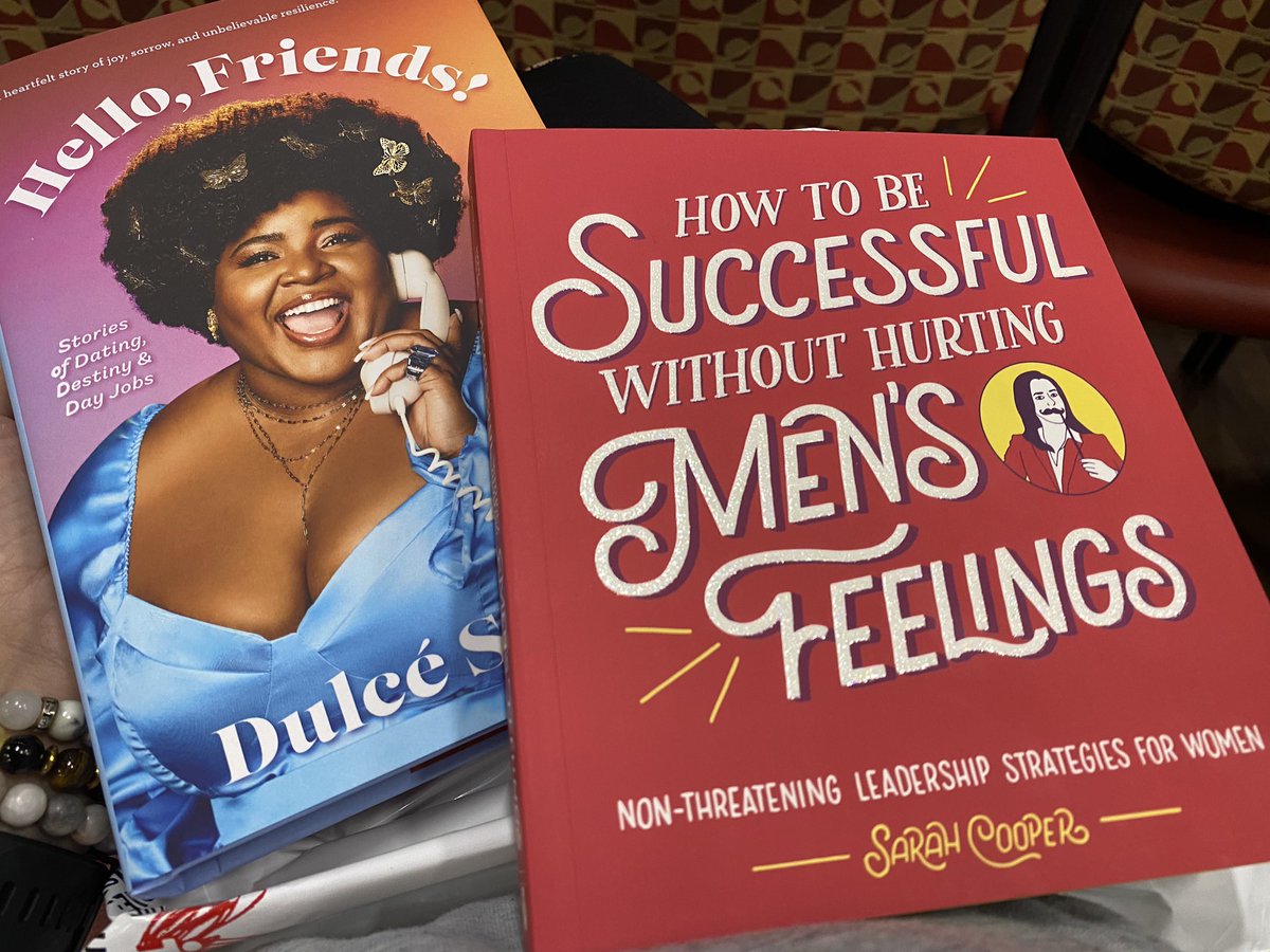 Ready for class 🤓 <a href="/dulcesloan/">Dulcé Sloan</a>  <a href="/sarahcpr/">Sarah Cooper</a> 📚