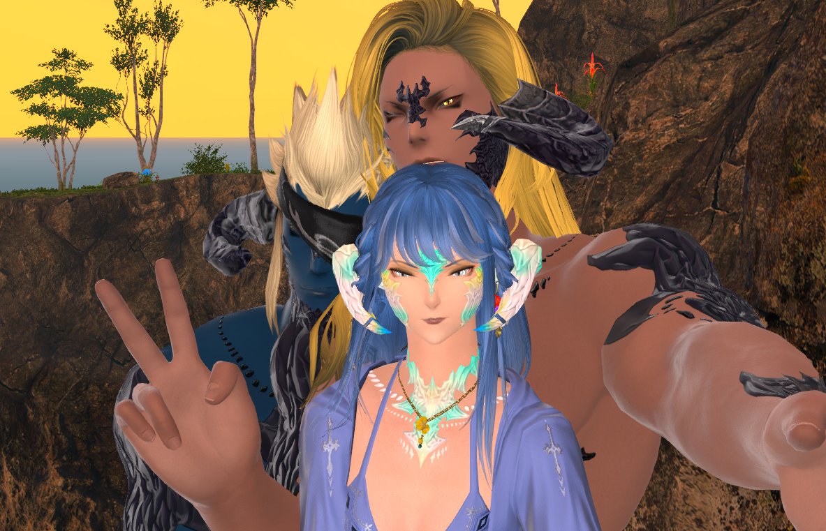 Magnai_Khan's tweet photo. "Today is our first trip out, not sure I am allowed to wonder far from them, but love them both so much @whitescaledbard , Daidukul Khan ."

https://t.co/729svmimiC

#aura #Magnai #ffxivgposers #FFXIV #ffxivgpose https://t.co/B4xEYd93Fc