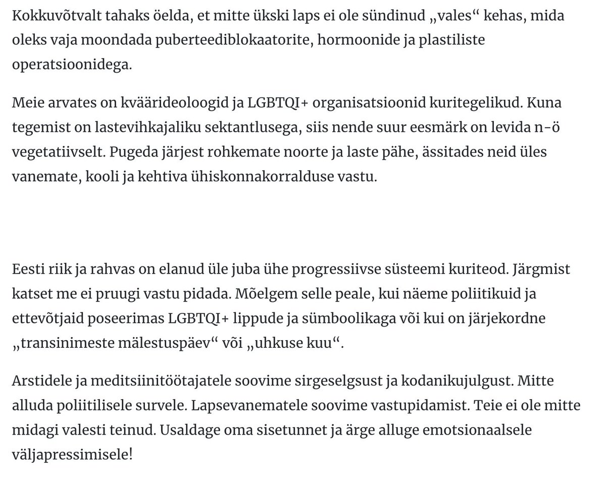 eeemmmmm miks Eesti Ekspress taas mingit transfoobset jura avaldab!?!?!? 

lugu siin: ekspress.delfi.ee/artikkel/12028…