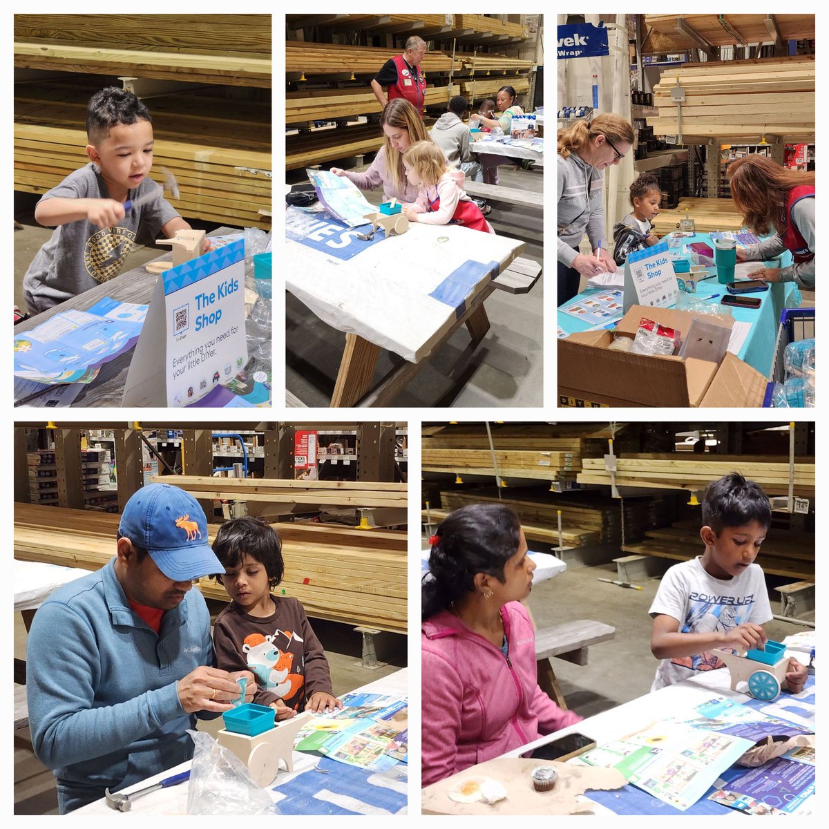 Store 2357,Fantastic kid's clinic! All 100 kits are gone! Incredible turnout and support from our community.Thank you,Brandi, Ed,and Ron, for always delivering an AMAZING experience to our kids and families. Our store is fortunate to have such wonderful associates!@BlueBoxR1