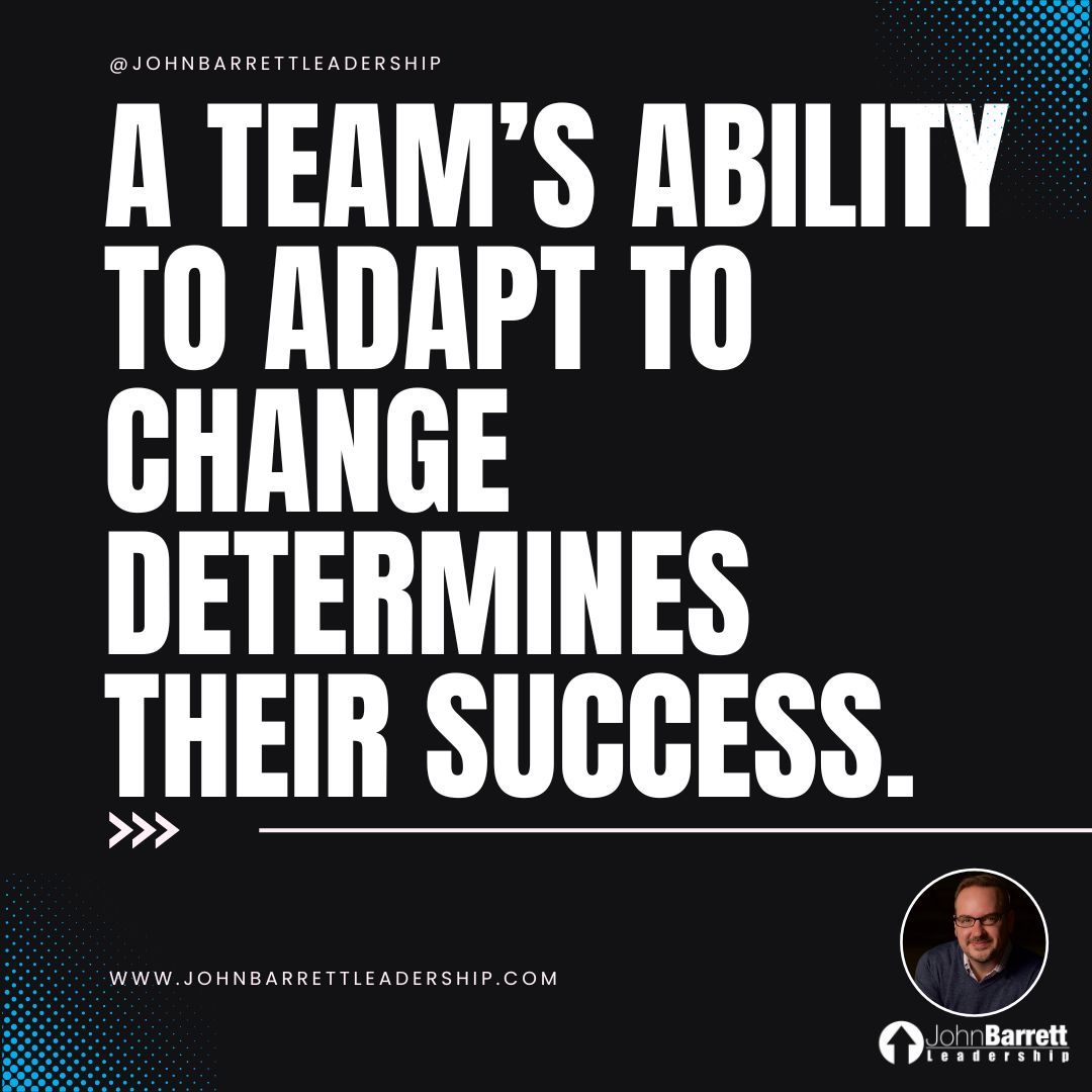 The more adaptable you are the more successful you will be...#leadershipdevelopment #leadershiptips #leadershipskills #levelupyourleadership #growthmindset #successmindset #leadershipmindset #teamleadership #teamwork #agileleadership #flexibleleadership