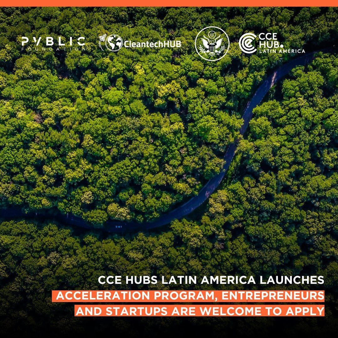 💡🌎 ¿Tienes una idea ambiental innovadora? Únete a CCE Hubs Latin America del @StateDept, con @u_landivar, @cleantechhubcol y @PvblicF. Dirigido a emprendedores y #startups para soluciones climáticas regionales. 📅 Cierre: 10/mayo. 🔗 Inscripciones: //ow.ly/WCjK50RcJze