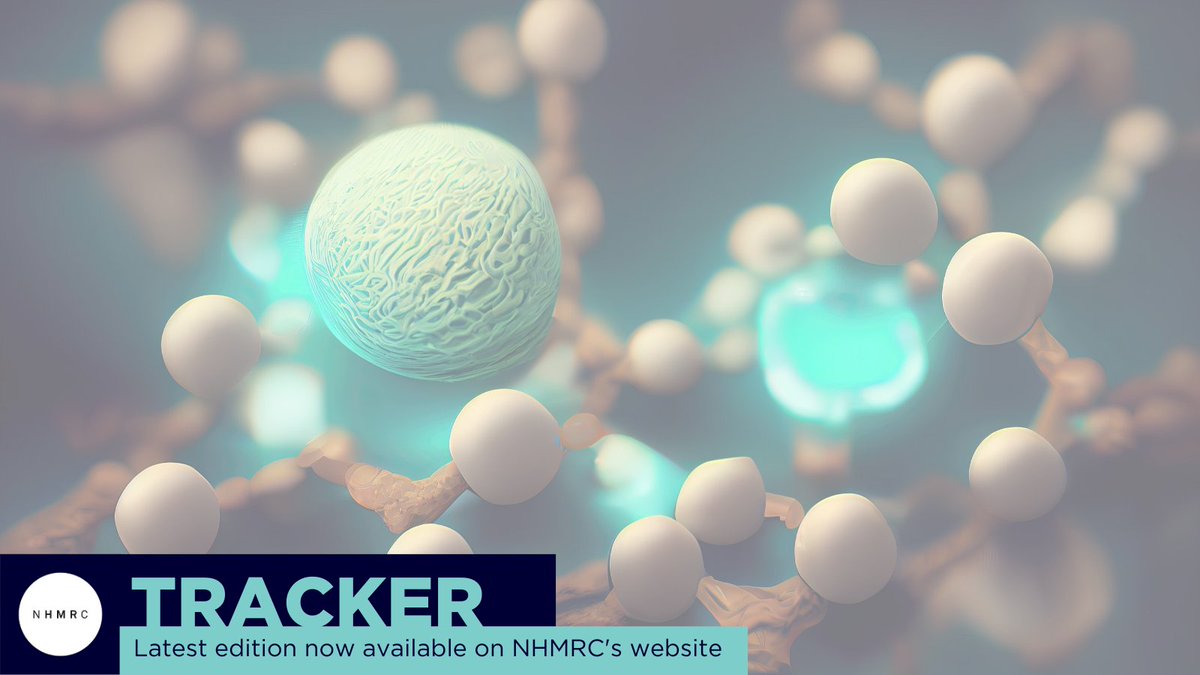 Tracker is out now! Get the latest on upcoming funding opportunities, read first-person pieces from our Research Excellence awardees, find dates for public consultations and more. Head to our website: nhmrc.gov.au/about-us/news-…