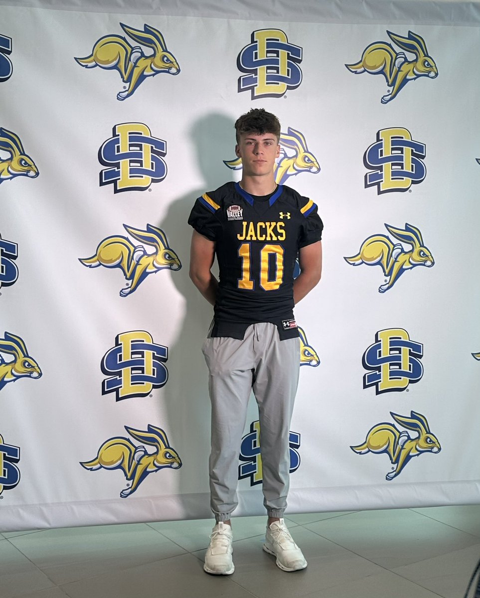 Had a great time at South Dakota State! Thank you coaches for having me out. @dfreund7 @patcashmore @SDSURogers3 @GoJacksFB